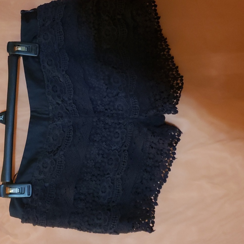 Lace Side zip Shorts